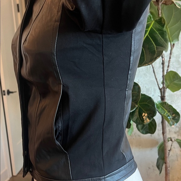 Guess Black Faux Leather Women's Jacket - Picture 6 of 9